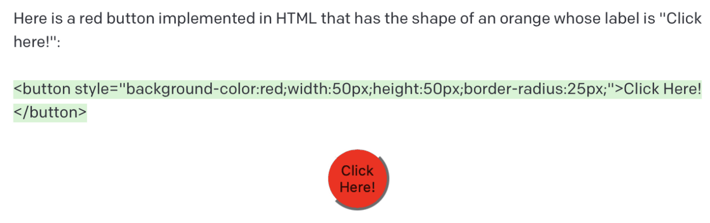 Demonstration of GPT-3 writing code from a natural-language instruction
